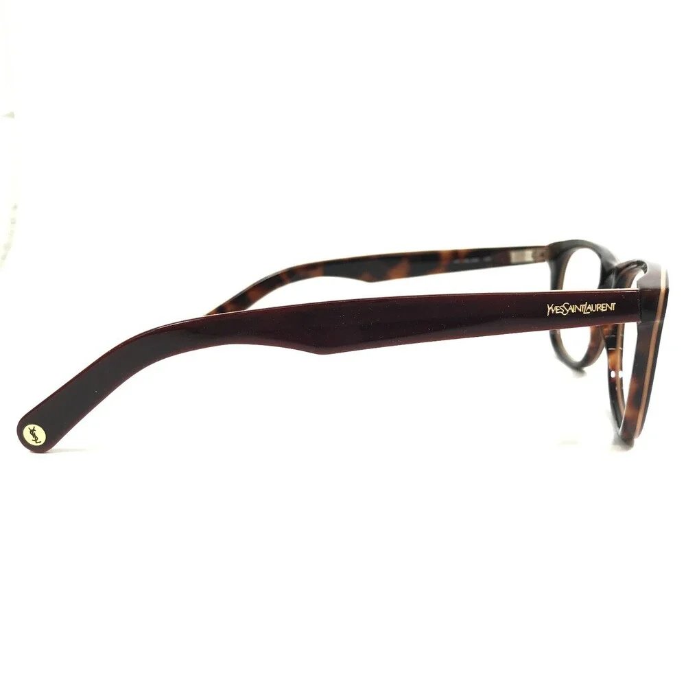 Yves Saint Laurent Eyeglasses Frames YSL2253 YXR Brown Tortoise 51-18-145
